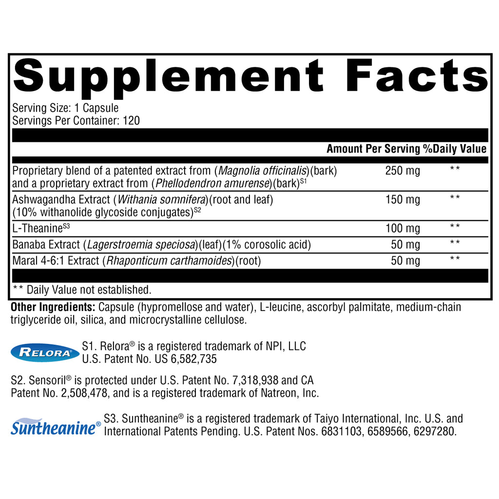Xymogen Cortisolv 120c