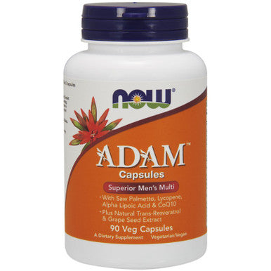 NOW Adam Men's Multiple Vitamin Veg Capsules 90vc