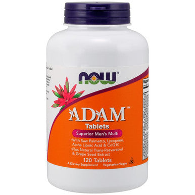 NOW Adam Superior Men's Multiple Vitamin Tablets 120t