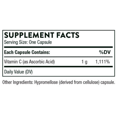 Thorne Vitamin C 1,000 mg 60c