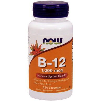 NOW B-12 1000mg 250 lozenges