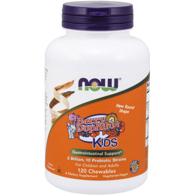 NOW BerryDophilus kids chewables 120 lozenges