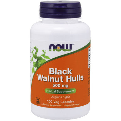 NOW Black Walnut Hulls 500mg 100vc