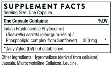 Thorne Boswellia Phytosome 60c