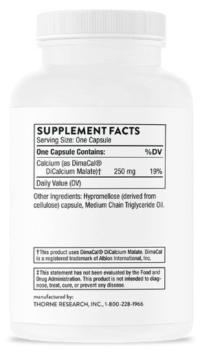 Thorne Calcium (Formerly DiCalcium Malate) 120c