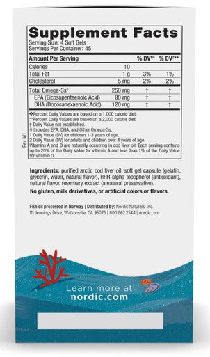 Nordic Naturals Children's DHA (Strawberry) 180 mini chewable softgels