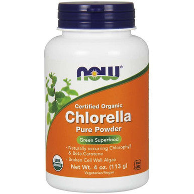 NOW Chlorella Pure Powder organic 4 oz.