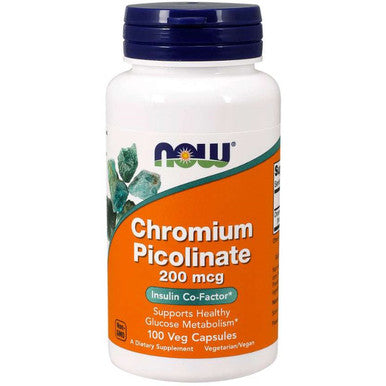 NOW Chromium Picolinate 200mcg 100vc