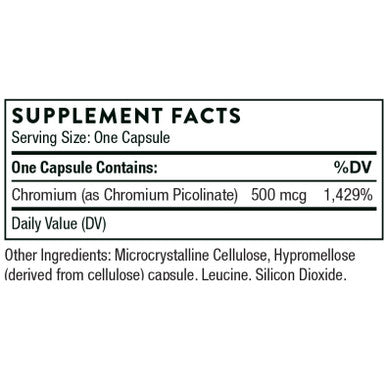 Thorne Chromium Picolinate 60c