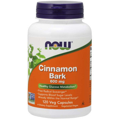 NOW Cinnamon Bark 600mg 120vc