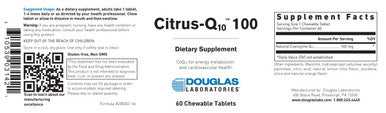 Douglas Laboratories Citrus-Q10 100 60 chewable tablets