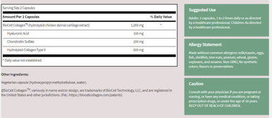 SFI Health Collagen Type II 60c