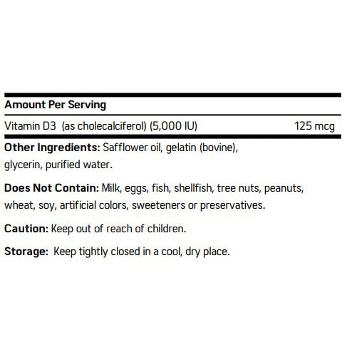 NuMedica D3-5000 90sg