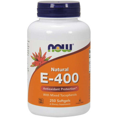 NOW E-400 IU w/Mixed Tocopherols 250sg