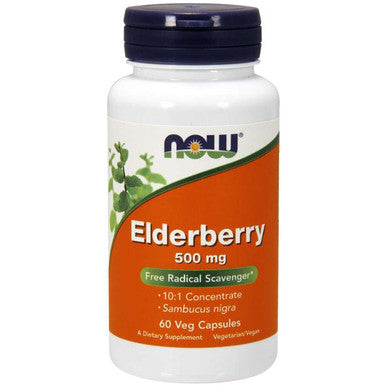 NOW Elderberry 500mg 60vc