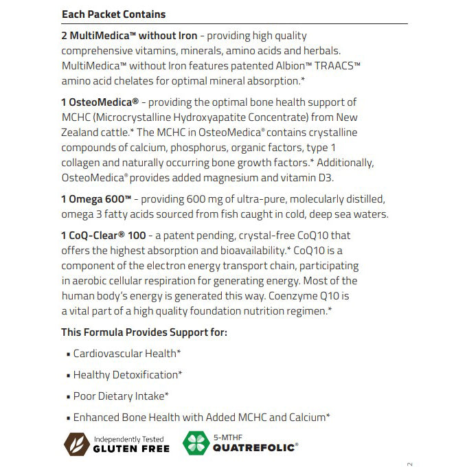 NuMedica Foundation Essentials for Men+Women 60pks