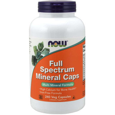 NOW Full Spectrum Mineral Caps 240vc