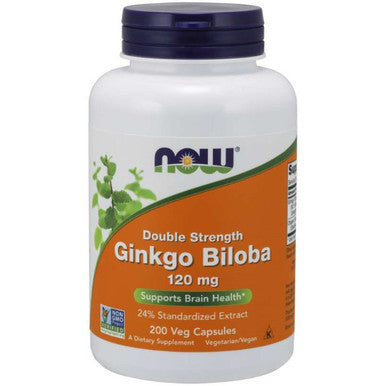 NOW Ginkgo Biloba Double Strength 120mg 200vc