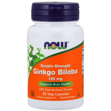 NOW Ginkgo Biloba Double Strength 120mg 50vc