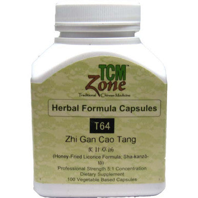 TCM Honey-Fried Licorice Formula Zhi Gan Cao Tang T64C 100c