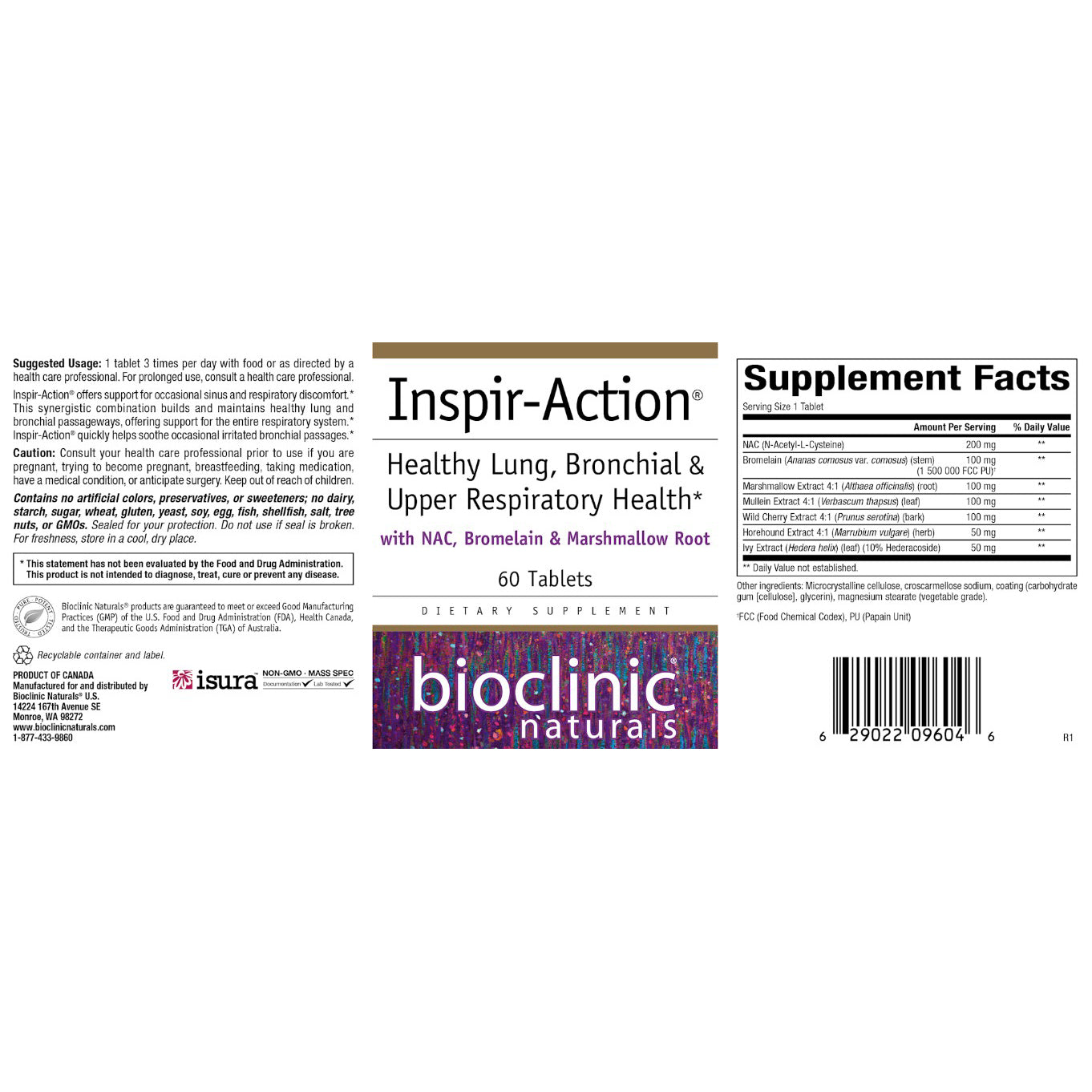 Bioclinic Naturals Inspir-Action 60t
