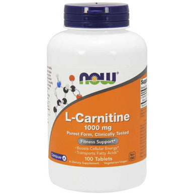 NOW L-Carnitine 1000mg 100t