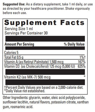 DaVinci Laboratories Liposomal ADK 1 oz.