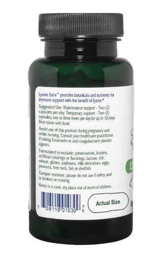 Vitanica Lysine Extra 60 vegan capsules