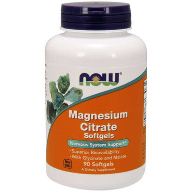 NOW Magnesium Citrate 90sg