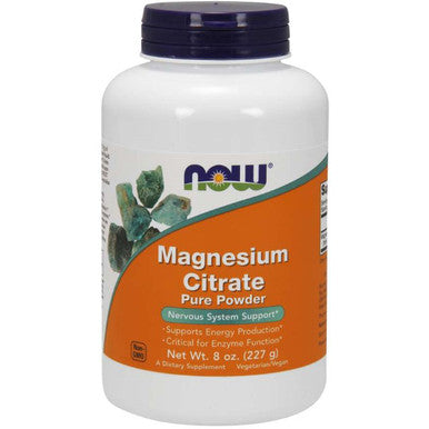 NOW Magnesium Citrate Pure Powder 8 oz.