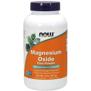NOW Magnesium Oxide Pure Powder 8 oz.