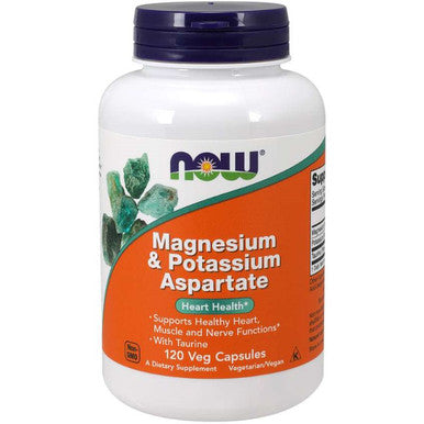 NOW Magnesium & Potassium Aspartate 120vc