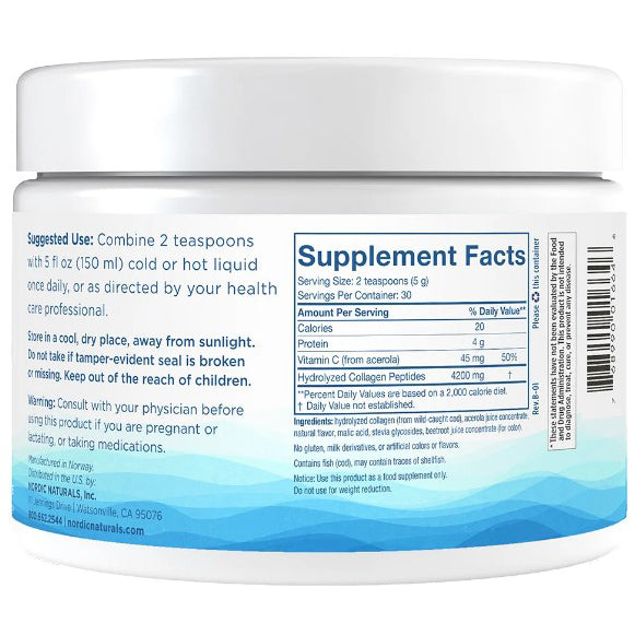 Nordic Naturals Marine Collagen (Strawberry) 5.3 oz (150g)