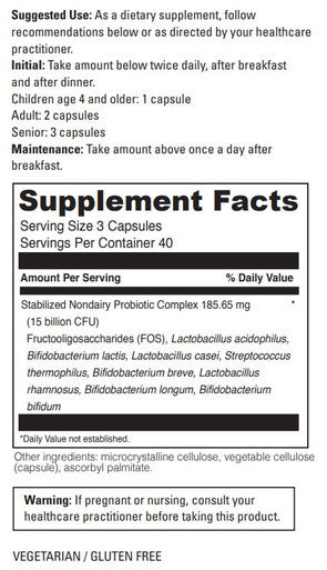 DaVinci Laboratories Mega Probiotic ND 120c