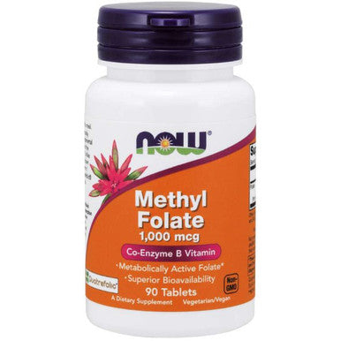 NOW Methyl Folate 1,000 mcg 90 tablets