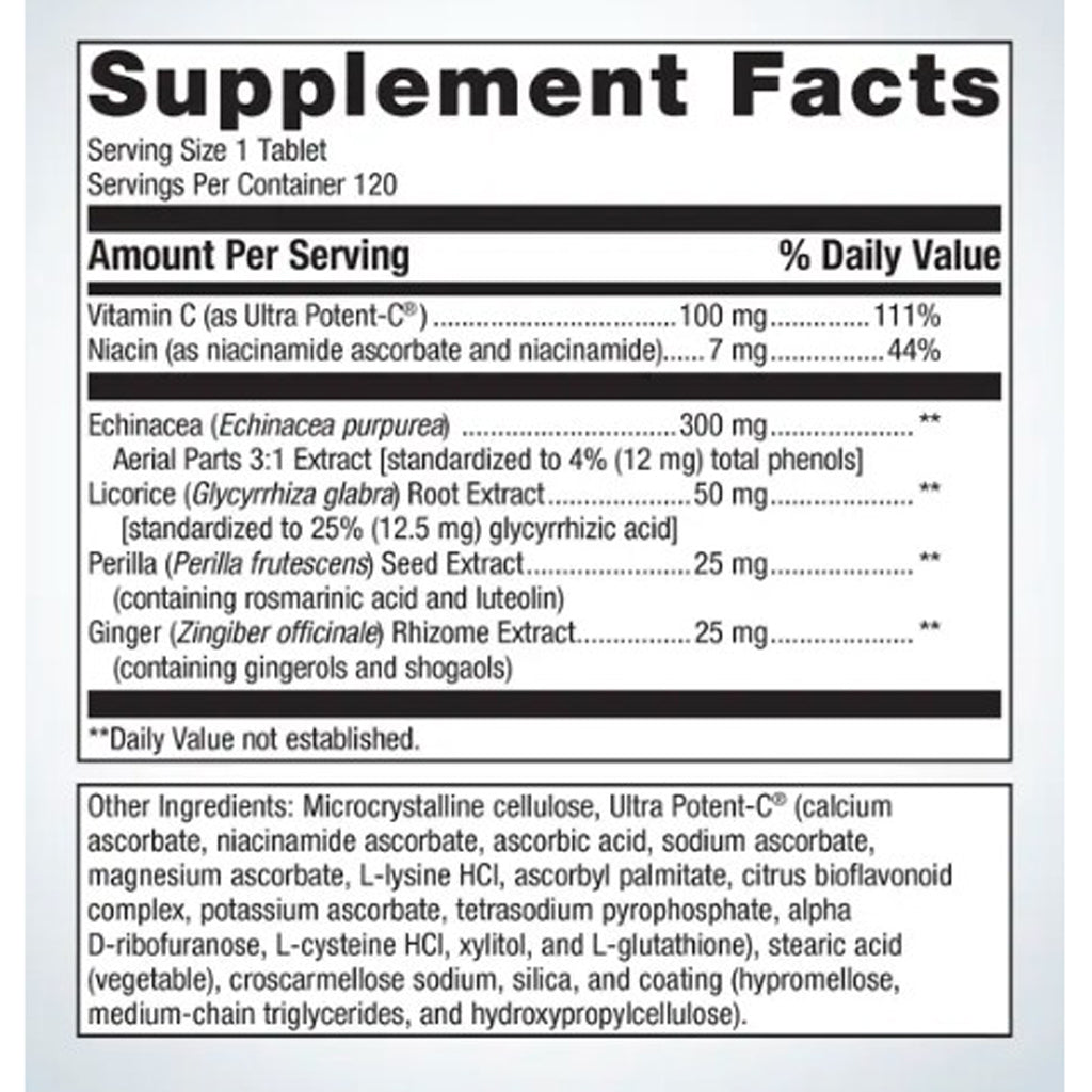 Metagenics Echinacea Synergy 120T