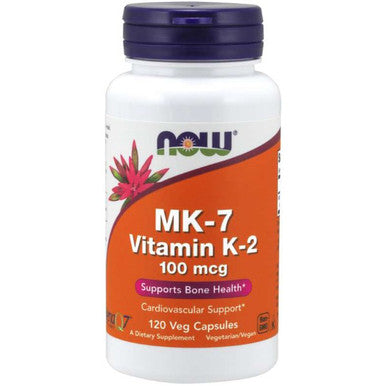 NOW MK-7 Vitamin K-2 100mcg 120vc