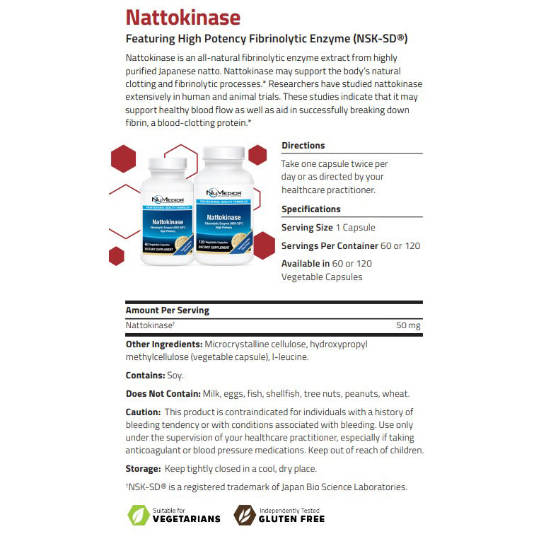 NuMedica Nattokinase 60c