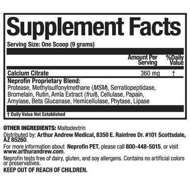 Arthur Andrew Medical Neprofin 500grams