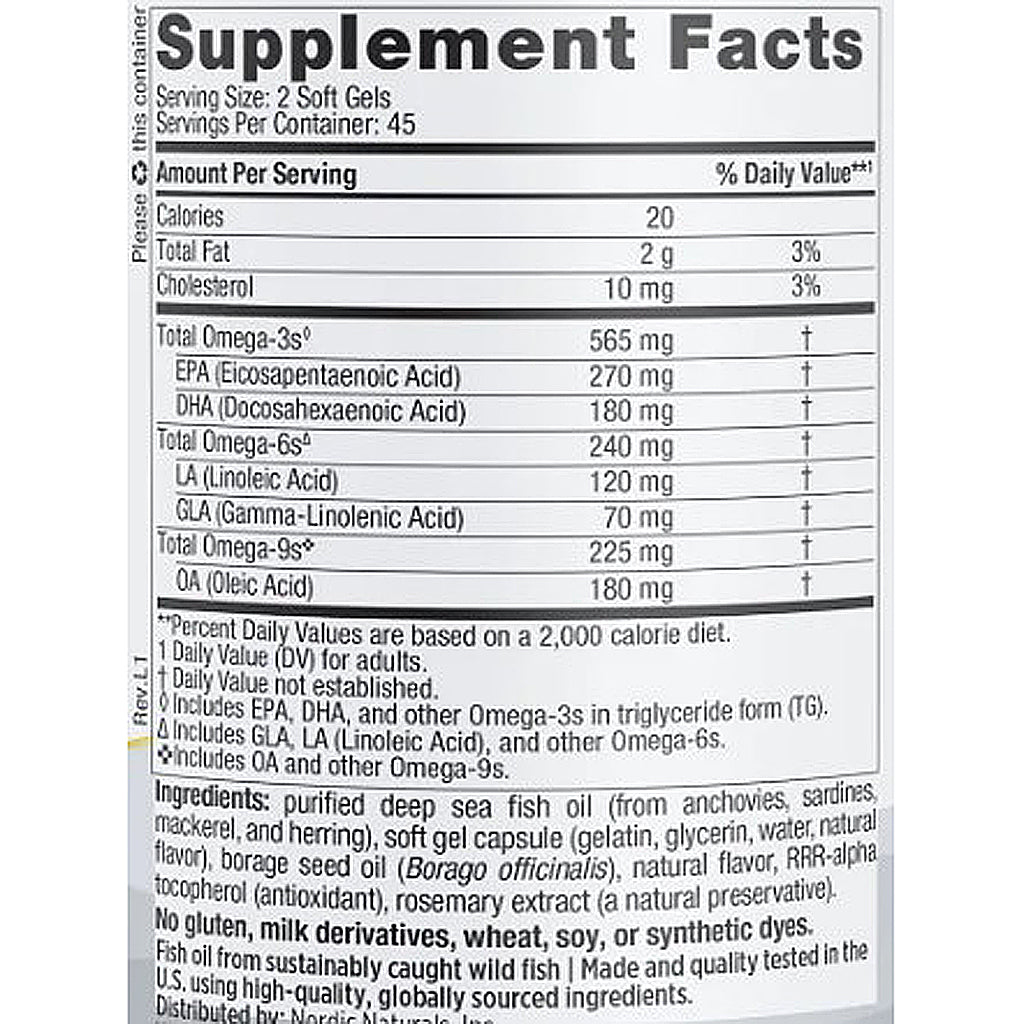 Nordic Naturals ProEFA 3.6.9 90 sg