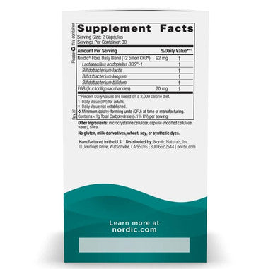Nordic Naturals Nordic Flora Probiotic Daily 60c