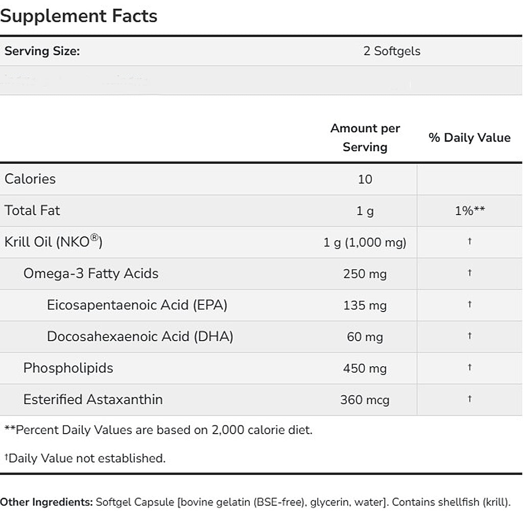 NOW Krill 500mg 120sg
