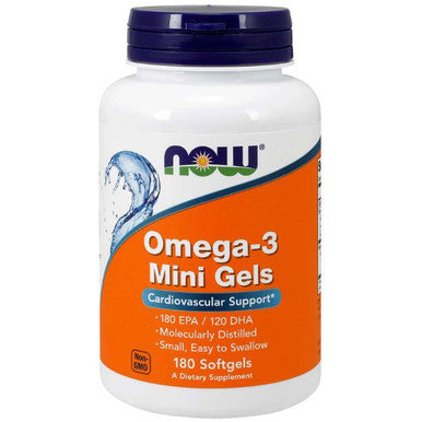 NOW Omega-3 Mini Gels 180sg
