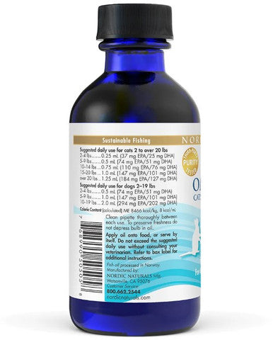 Nordic Naturals Omega-3 Pet 2 oz. Cats and Small Breed dogs