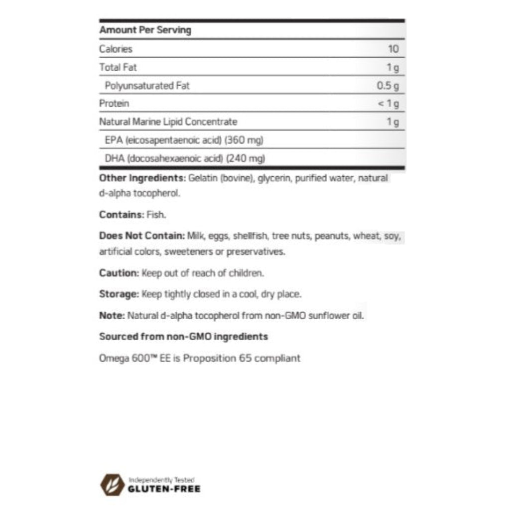 NuMedica Omega 600 EE 120sg
