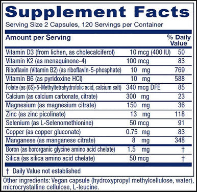 Vitanica Osteoblend 120 vegan capsules