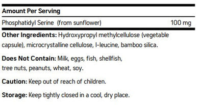 NuMedica Phosphatidyl Serine 60c