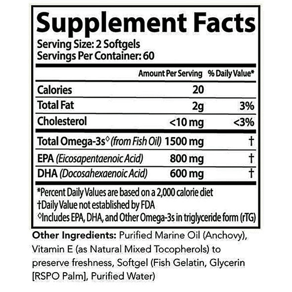 Pure Essentials Ultra Omega 120 softgels