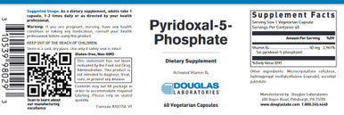 Douglas Laboratories Pyridoxal 5-Phosphate 60c