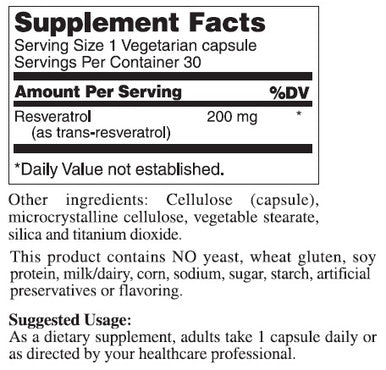 Douglas Laboratories Resveratrol 30c